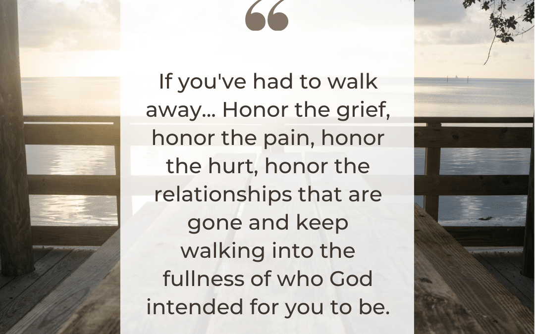 It’s Ok to Walk Away